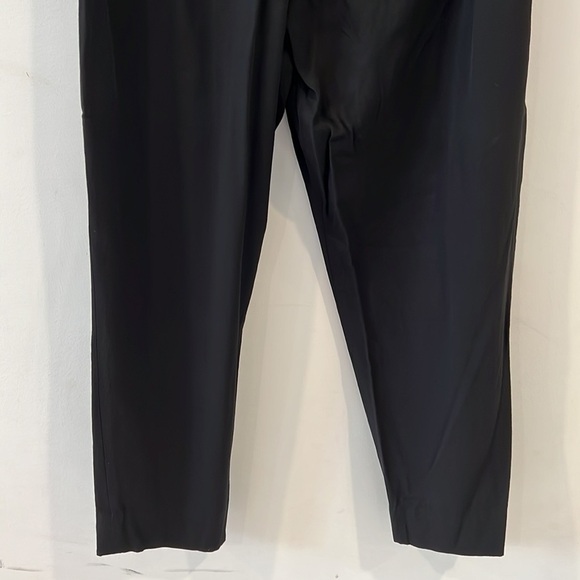 COS Black wrap front cropped trousers size 4 - Picture 12 of 14